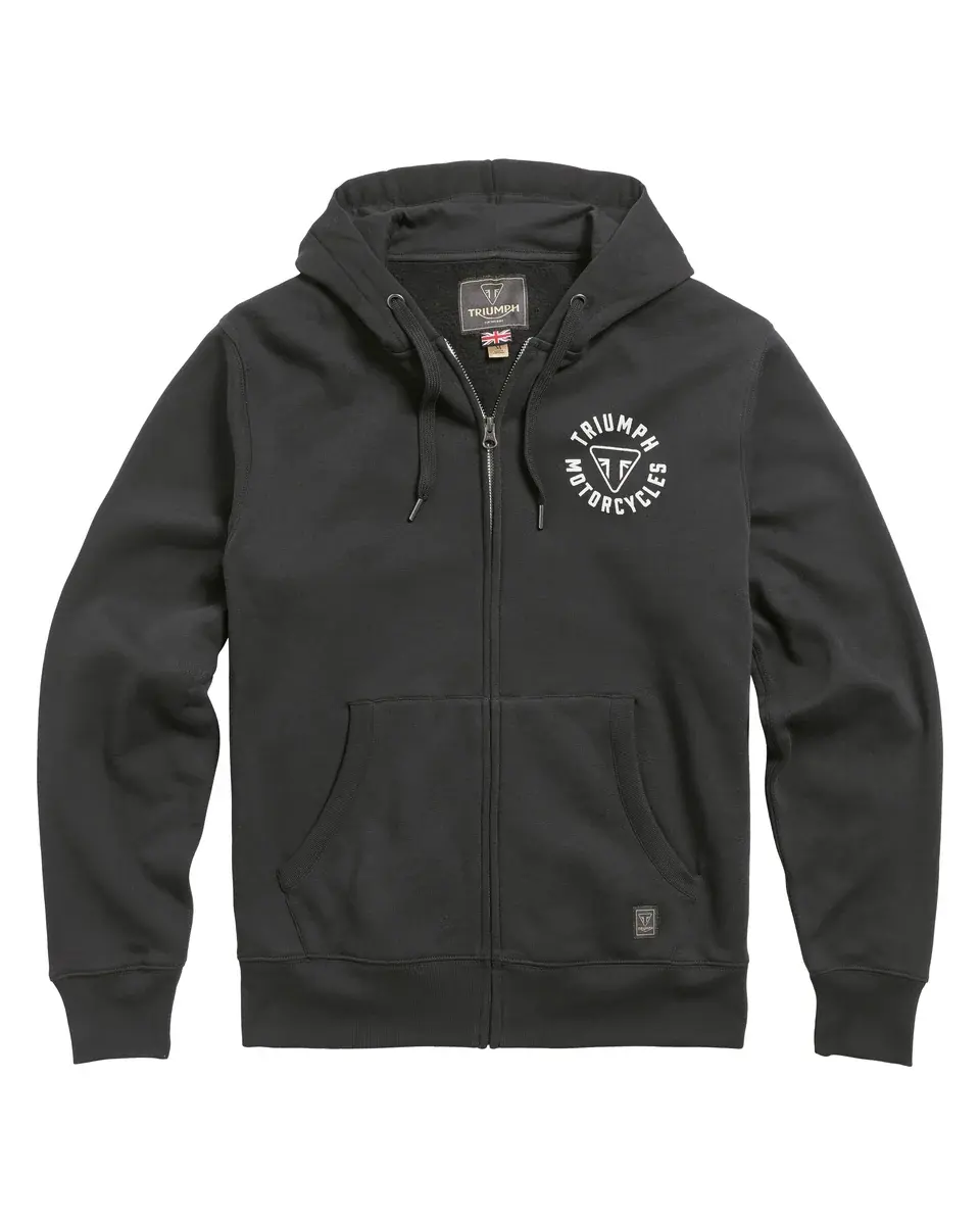 Digby Full-Zip Hoodie in Black
