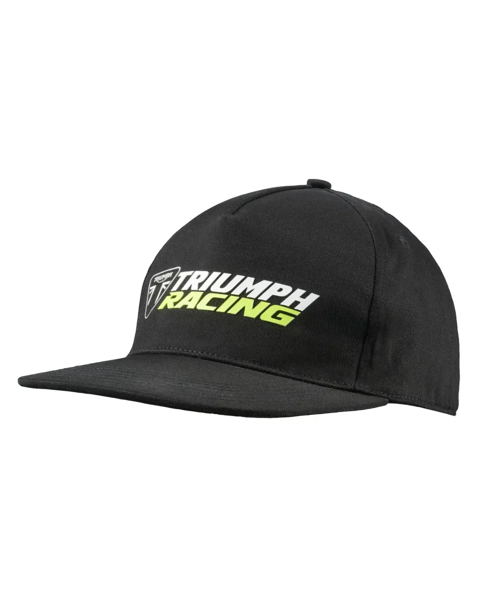 Triumph Racing Logo Flat Peak Cap