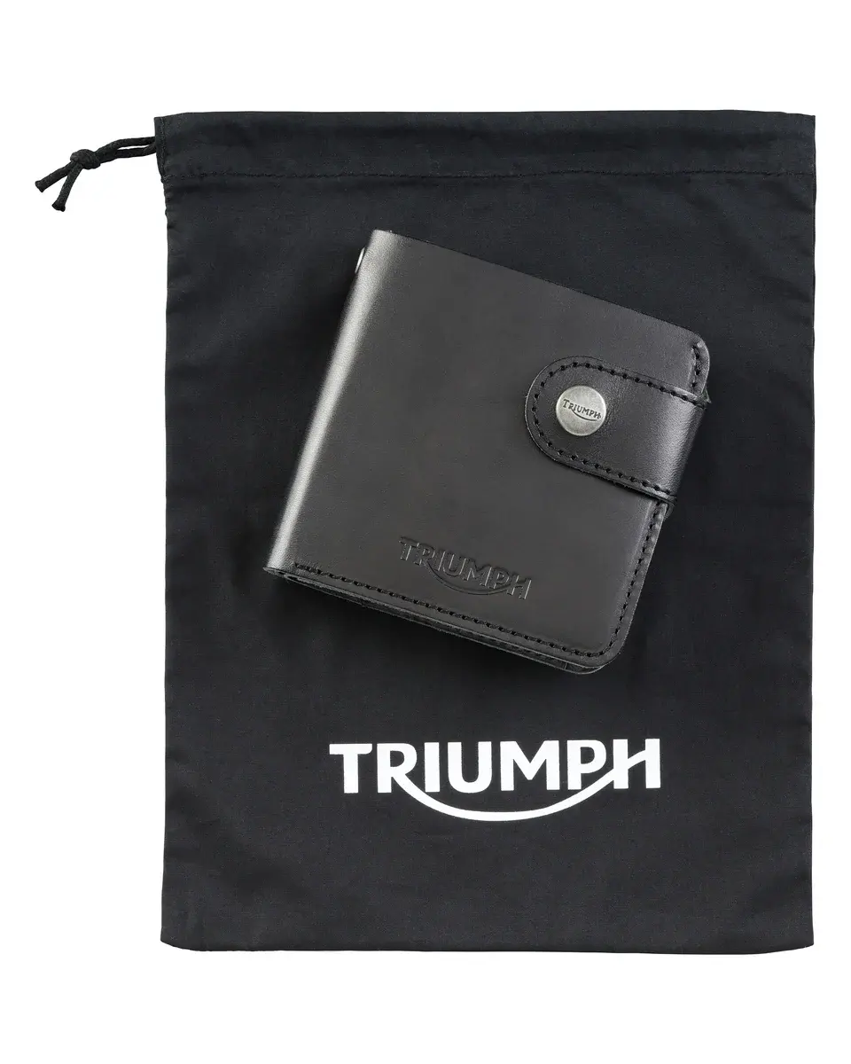 Triumph Leather Square Biker Wallet