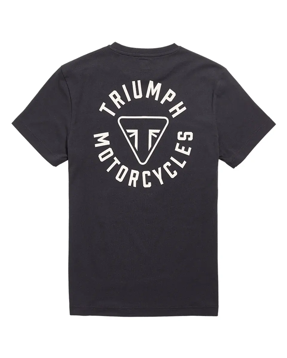 Newlyn Back Print Pocket Tee in Black
