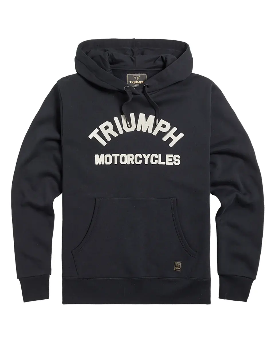 Carrick Pull-On Hoodie in Black