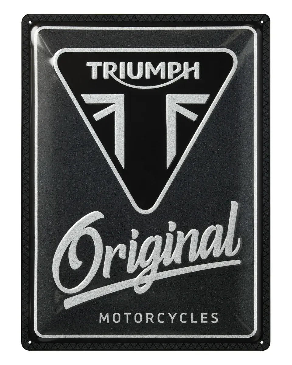 Triumph Original Tin Sign