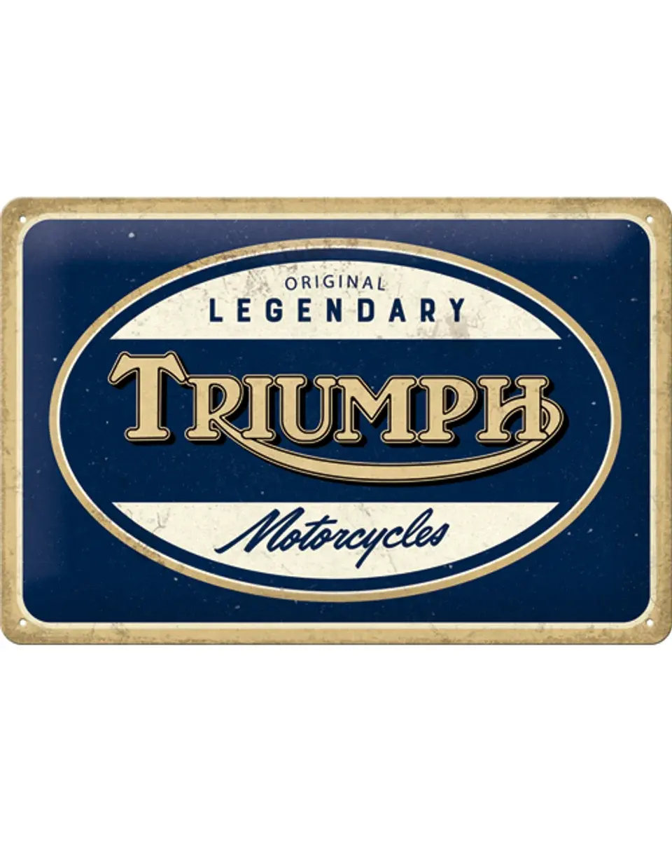 Triumph 'Legendary' Motorcycles Tin Sign
