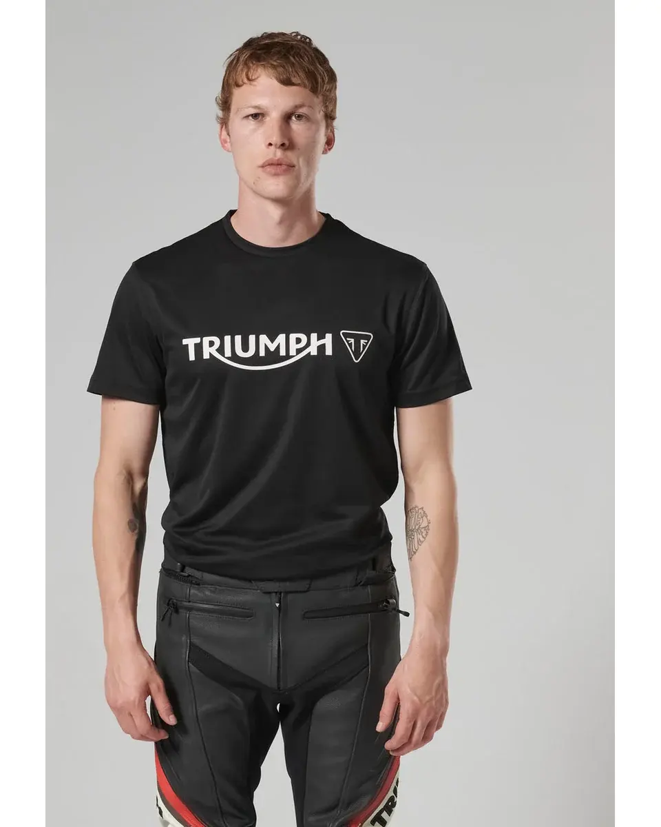 Rapid Dry Crew Neck Tee in Black