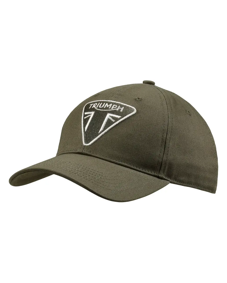 Norfolk Badge Cap in Khaki Green