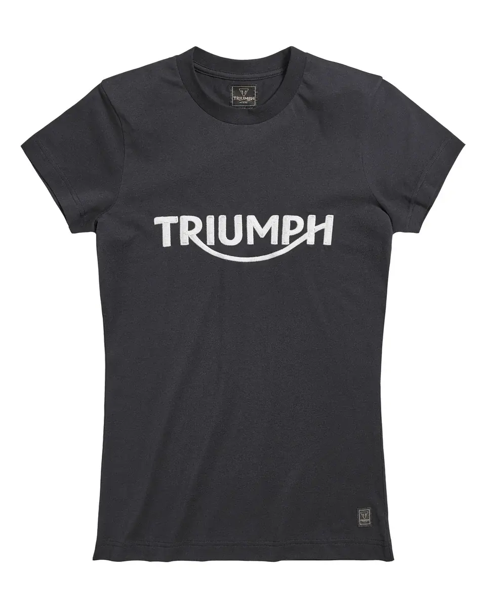 Gwynedd Women's Embroidered Logo Tee in Black