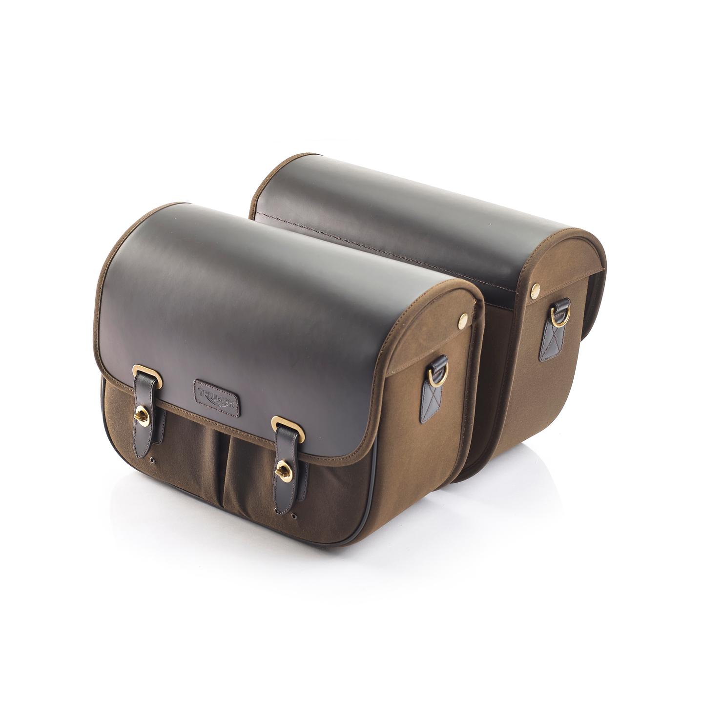 Panniers, Waxed Cotton, Olive photo 1