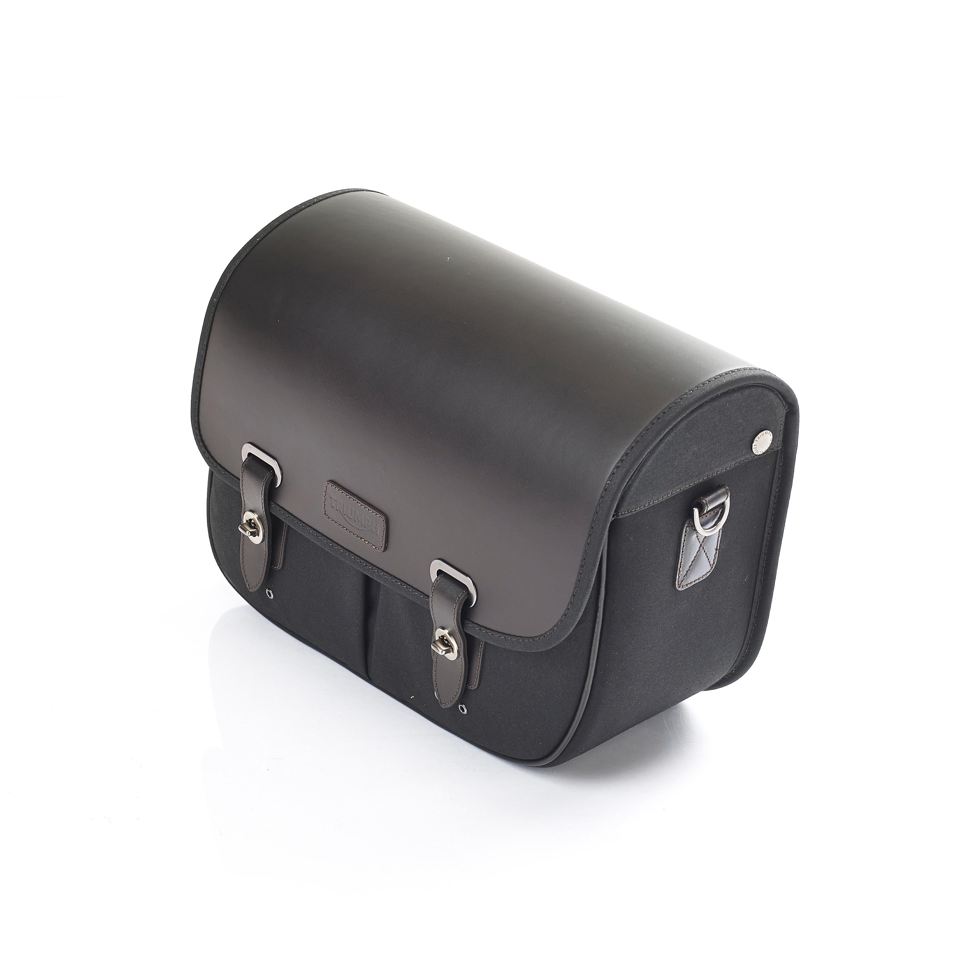 Panniers, Waxed Cotton, RHS, Black photo 1