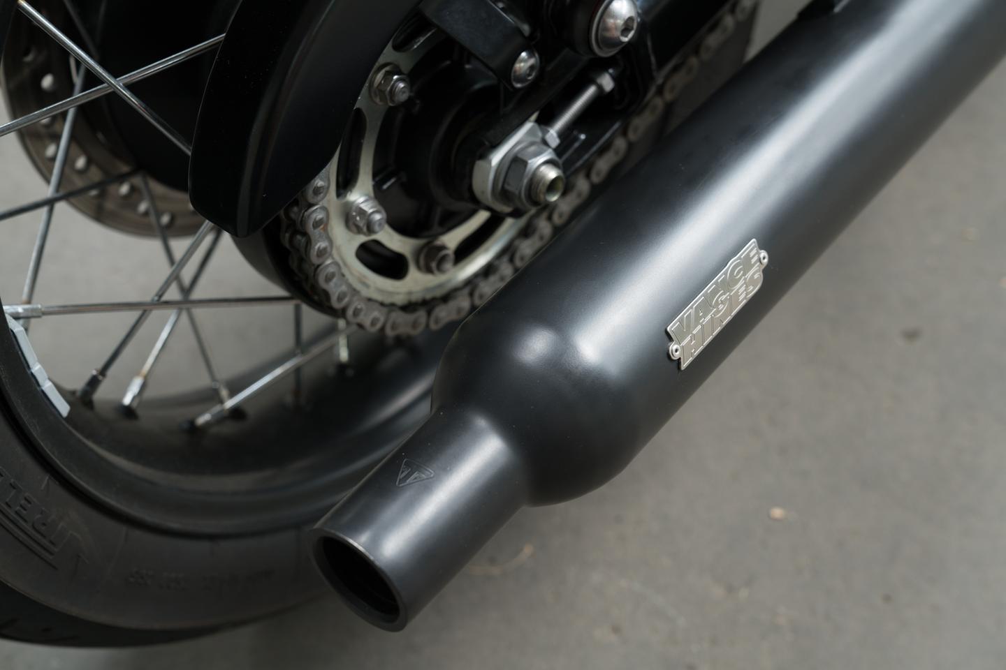 Silencer, Pair, Homologation, Black photo 4