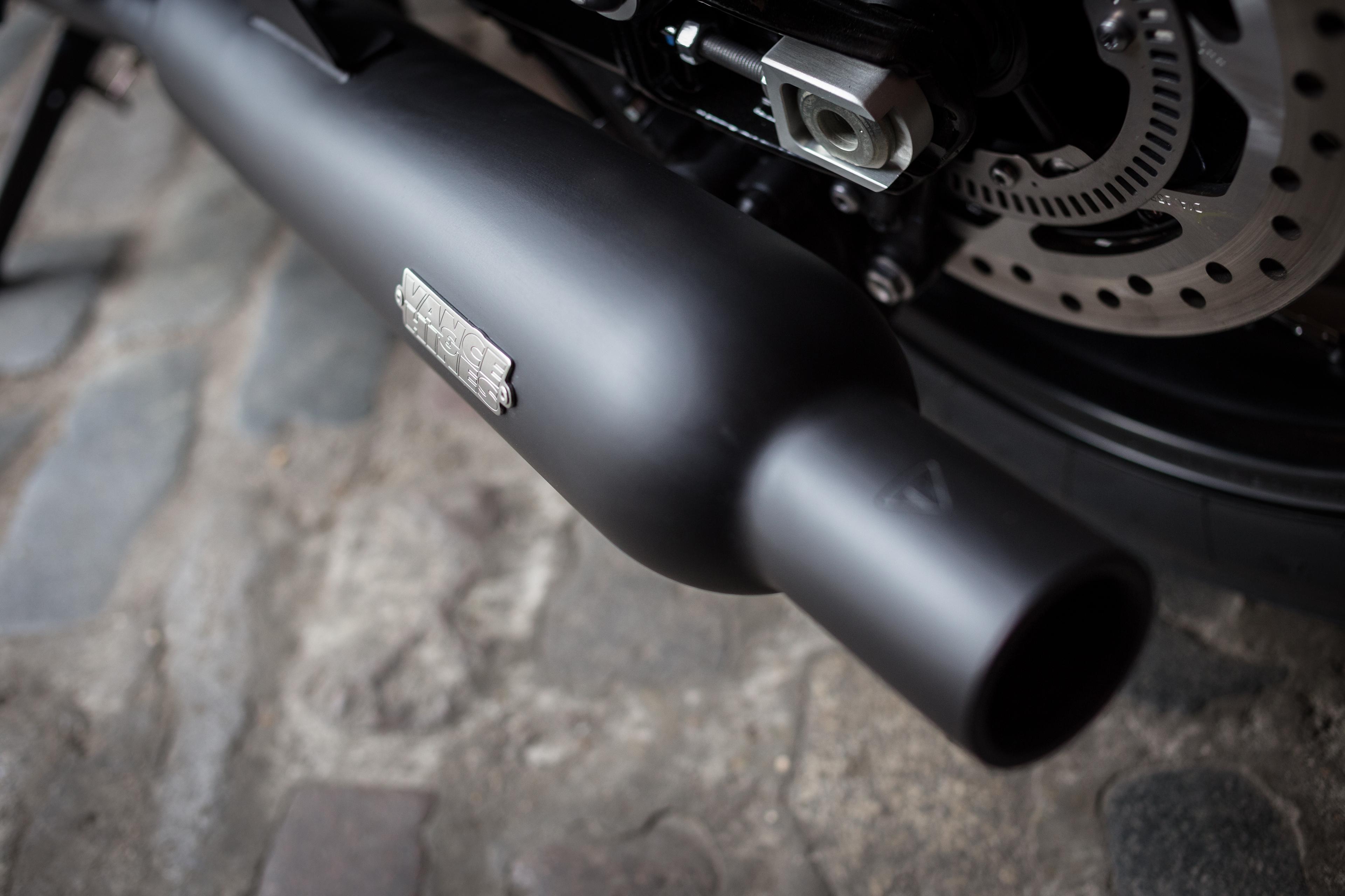 Silencer, Pair, Homologation, Black photo 3