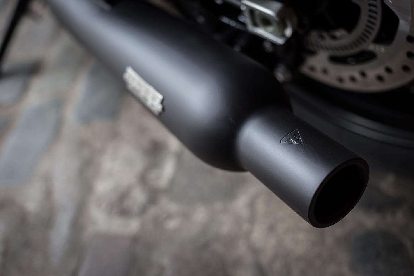 Silencer, Pair, Homologation, Black photo 2