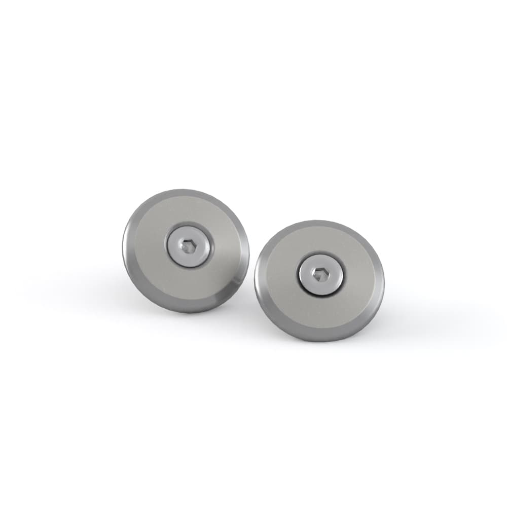 Bar End Finisher, Pair, Grey photo 1