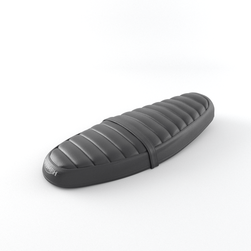 Seat, Bench, Ribbed, Black photo 1