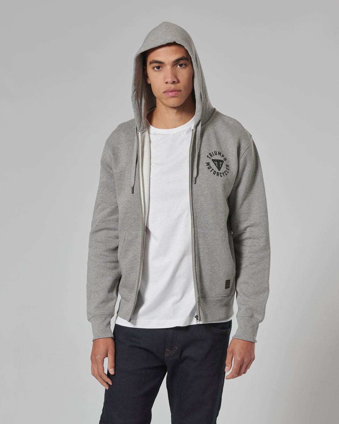 Digby Hoody Grey Marl photo 5