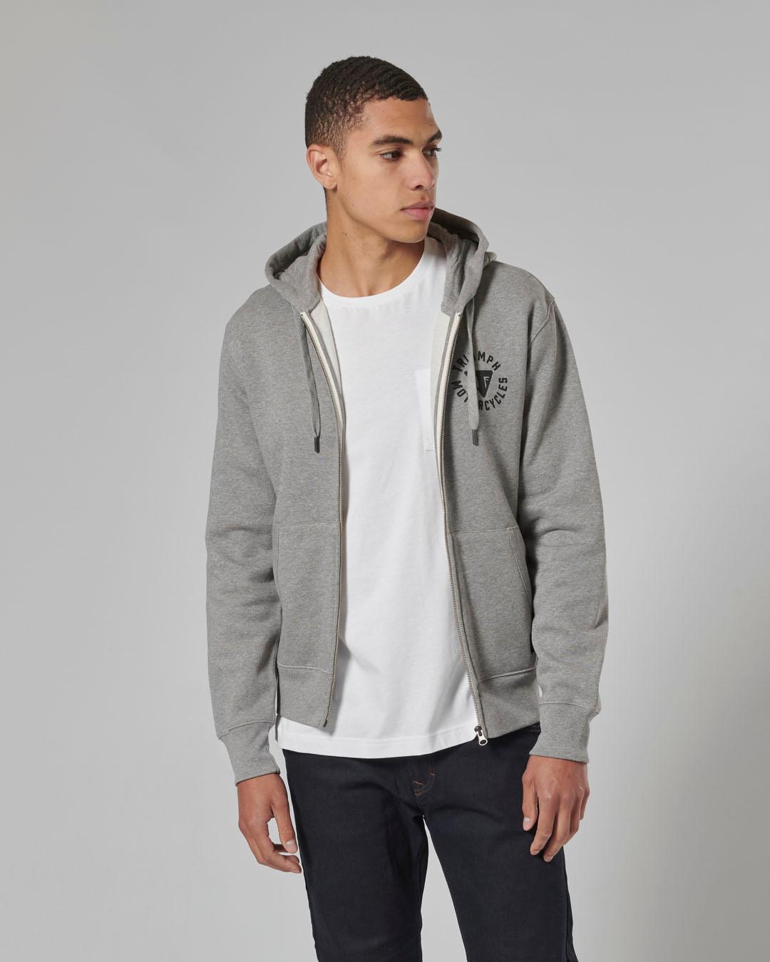 Digby Hoody Grey Marl photo 7