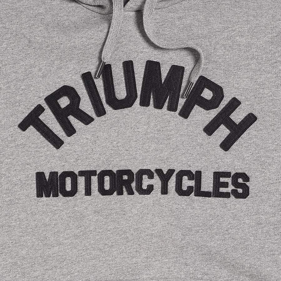 Carrick Pull-On Hoodie Grey Marl photo 2