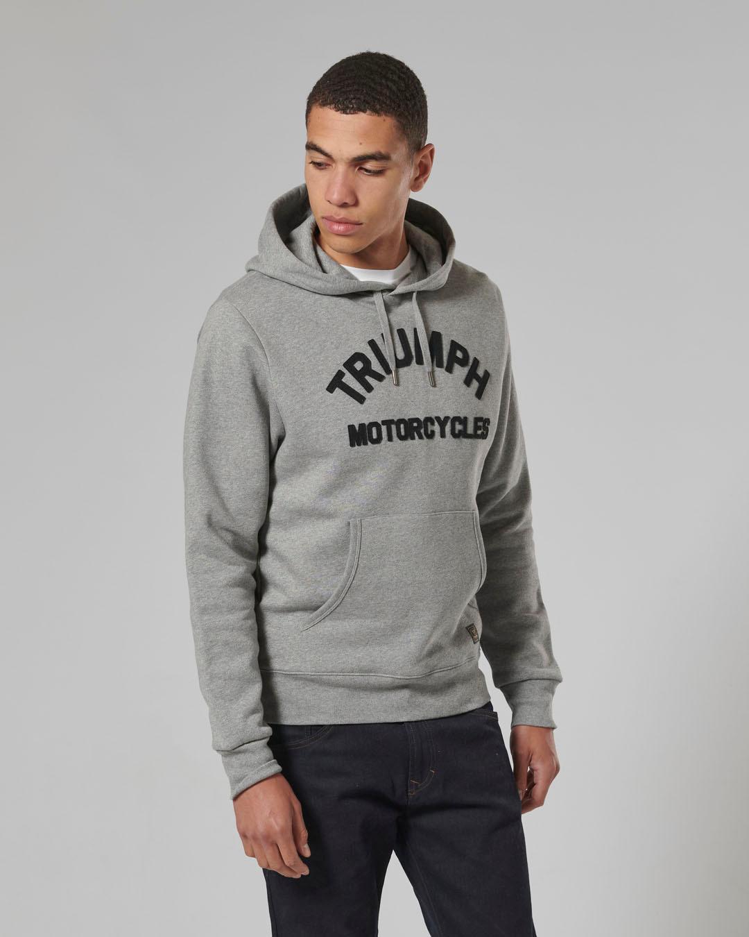 Carrick Pull-On Hoodie Grey Marl photo 7
