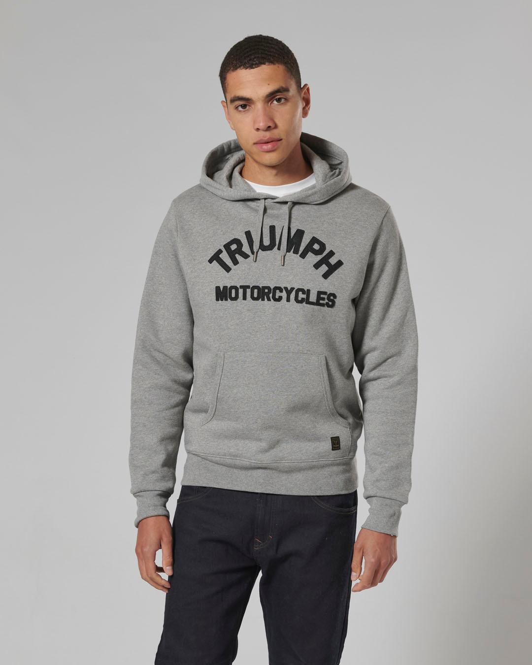 Carrick Pull-On Hoodie Grey Marl photo 8