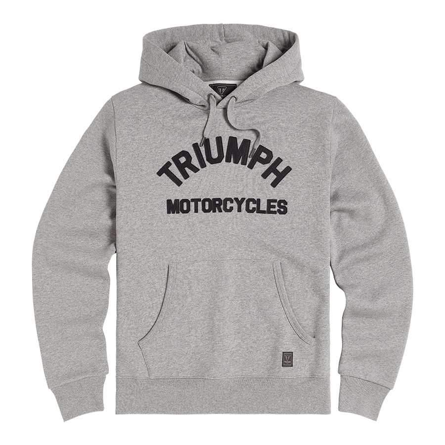 Carrick Pull-On Hoodie Grey Marl photo 3