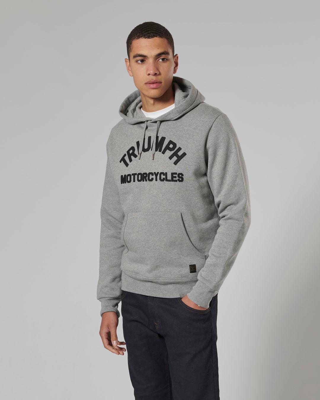 Carrick Pull-On Hoodie Grey Marl photo 5