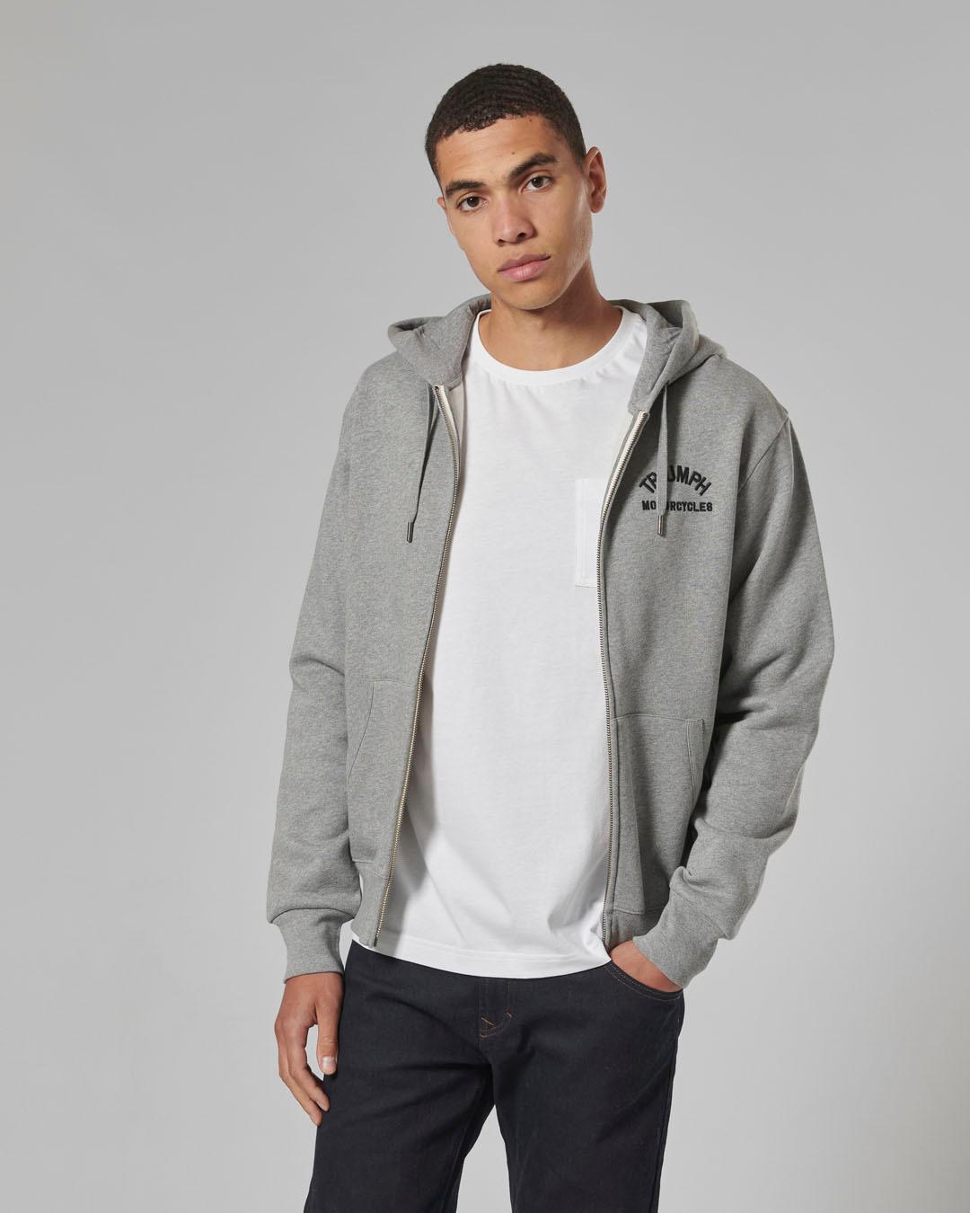 Dolan Full Zip Sweat Grey Marl photo 8