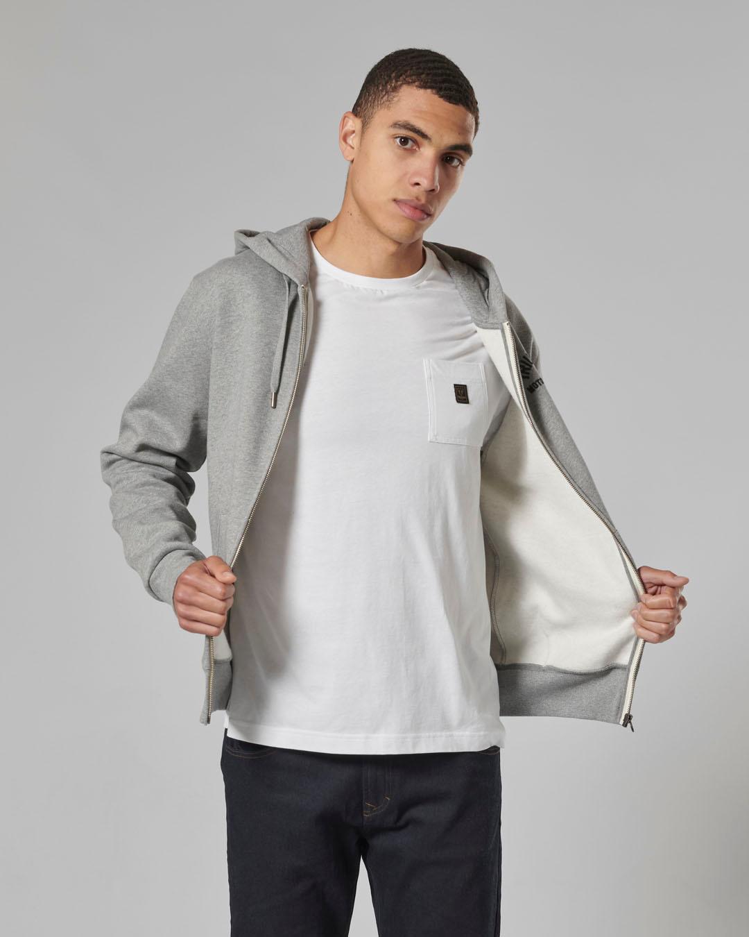 Dolan Full Zip Sweat Grey Marl photo 7