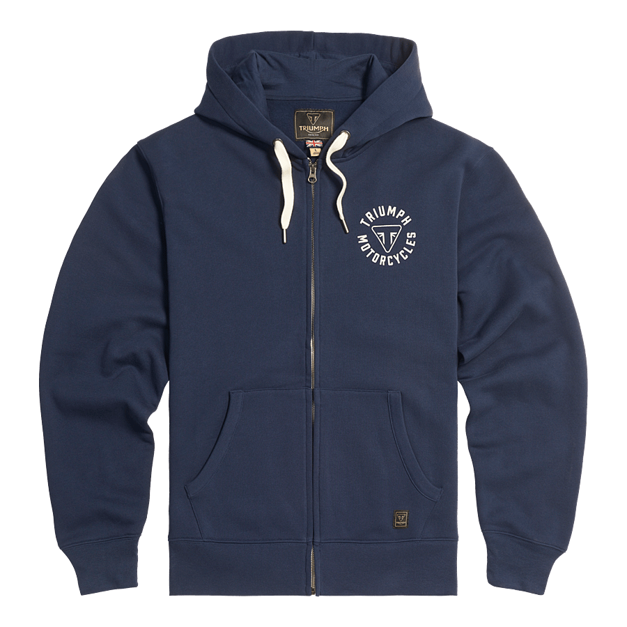 Digby Full Zip Hoodie Navy photo 2