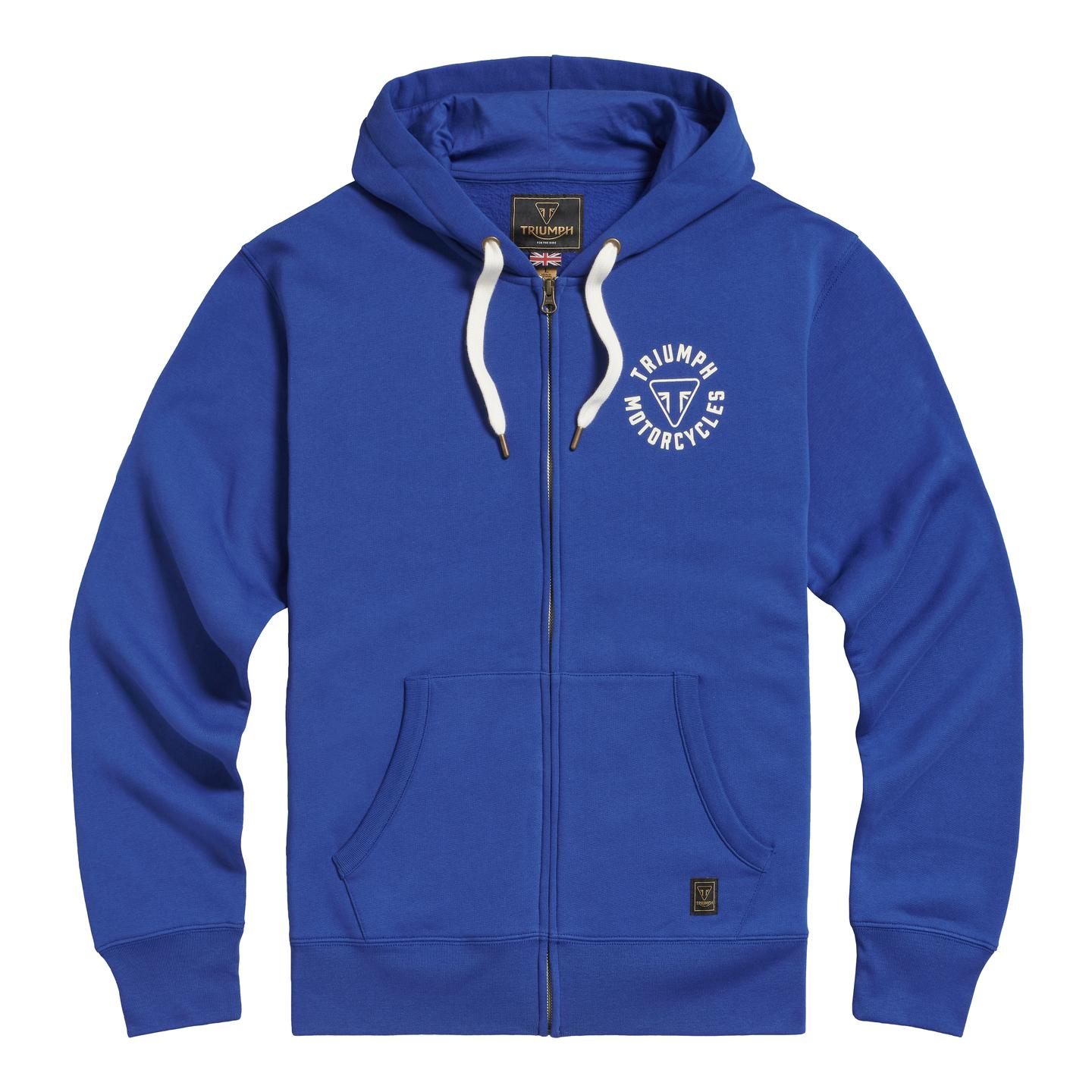 Digby Full Zip Hoodie Blue photo 5