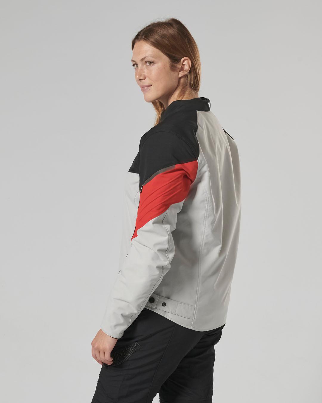 TRIPLE ROADSTER JACKET - BLACK / GREY / RED photo 17