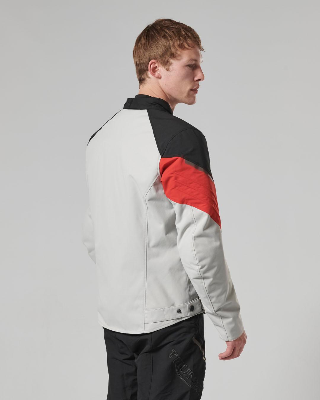 TRIPLE ROADSTER JACKET - BLACK / GREY / RED photo 19