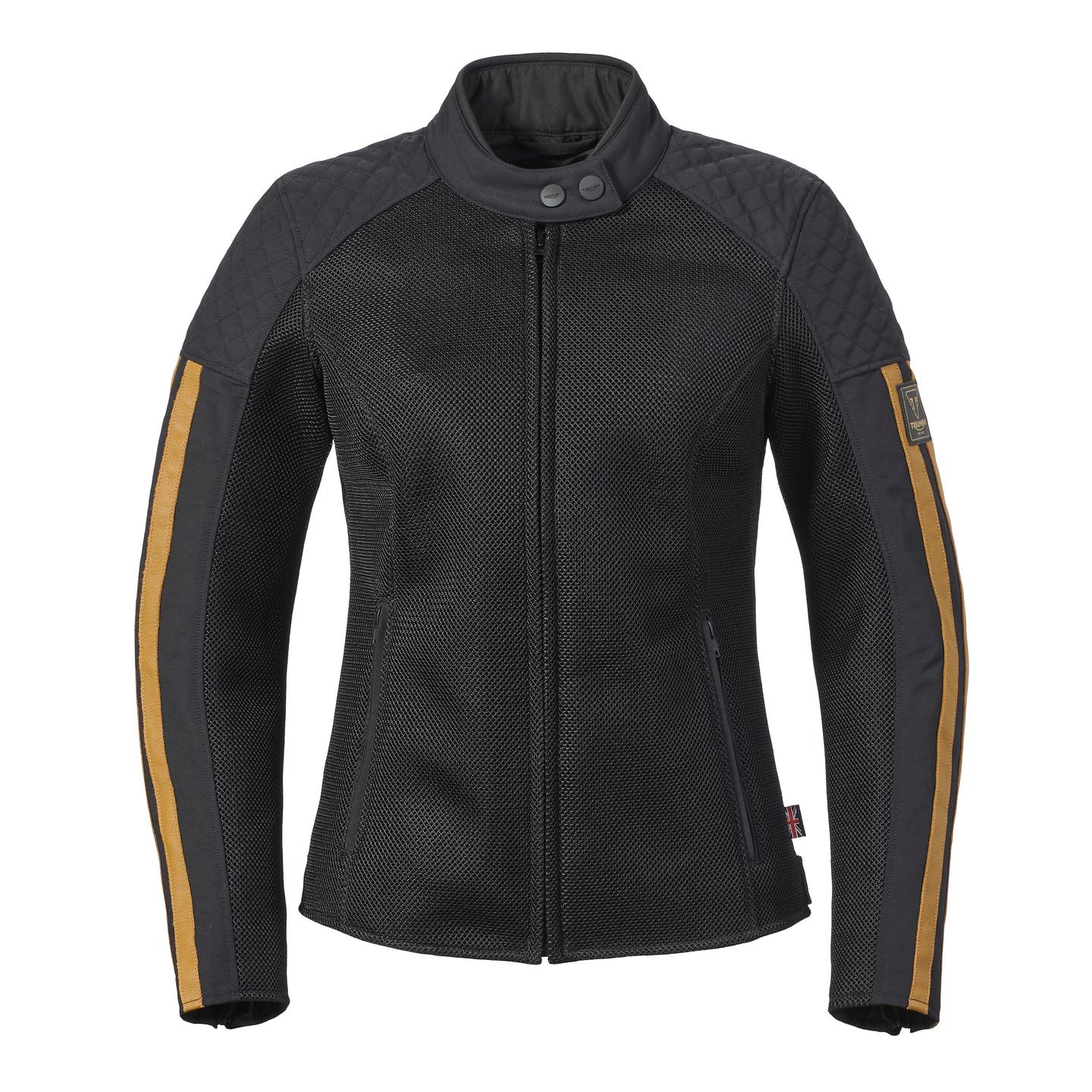 Ladies Braddan Retro Mesh Black / Gold photo 1