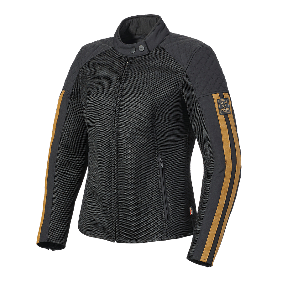 Ladies Braddan Retro Mesh Black / Gold photo 15