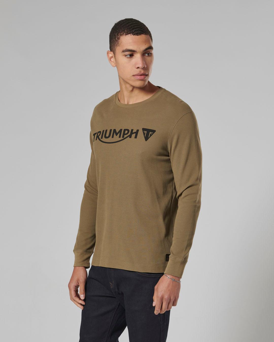 BETTMANN L/S WAFFLE KHAKI T-SHIRT XS photo 3