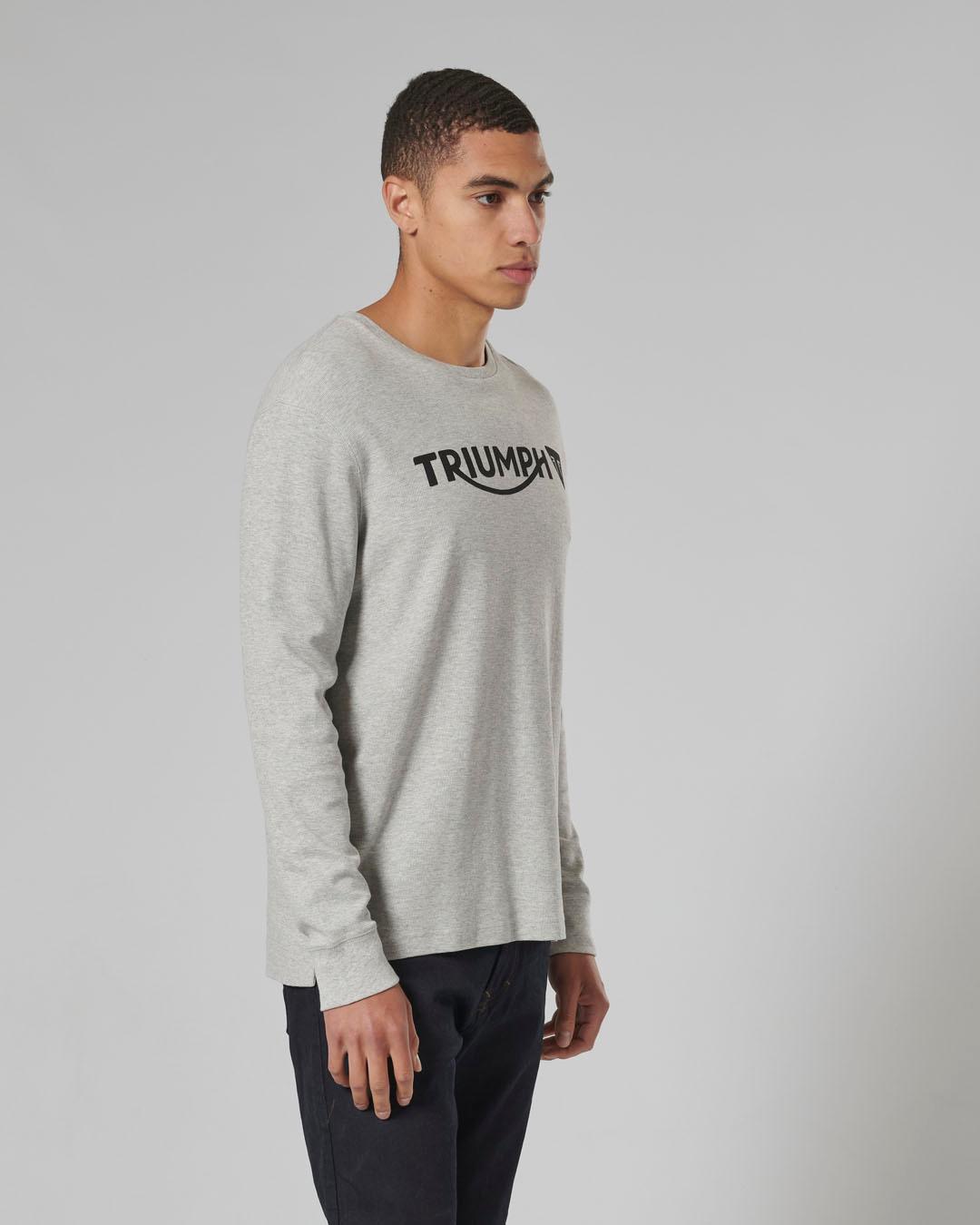 BETTMAN L/S WAFFLE T-SHIRT GREY MARL photo 7