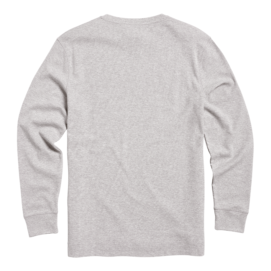 BETTMAN L/S WAFFLE T-SHIRT GREY MARL photo 4