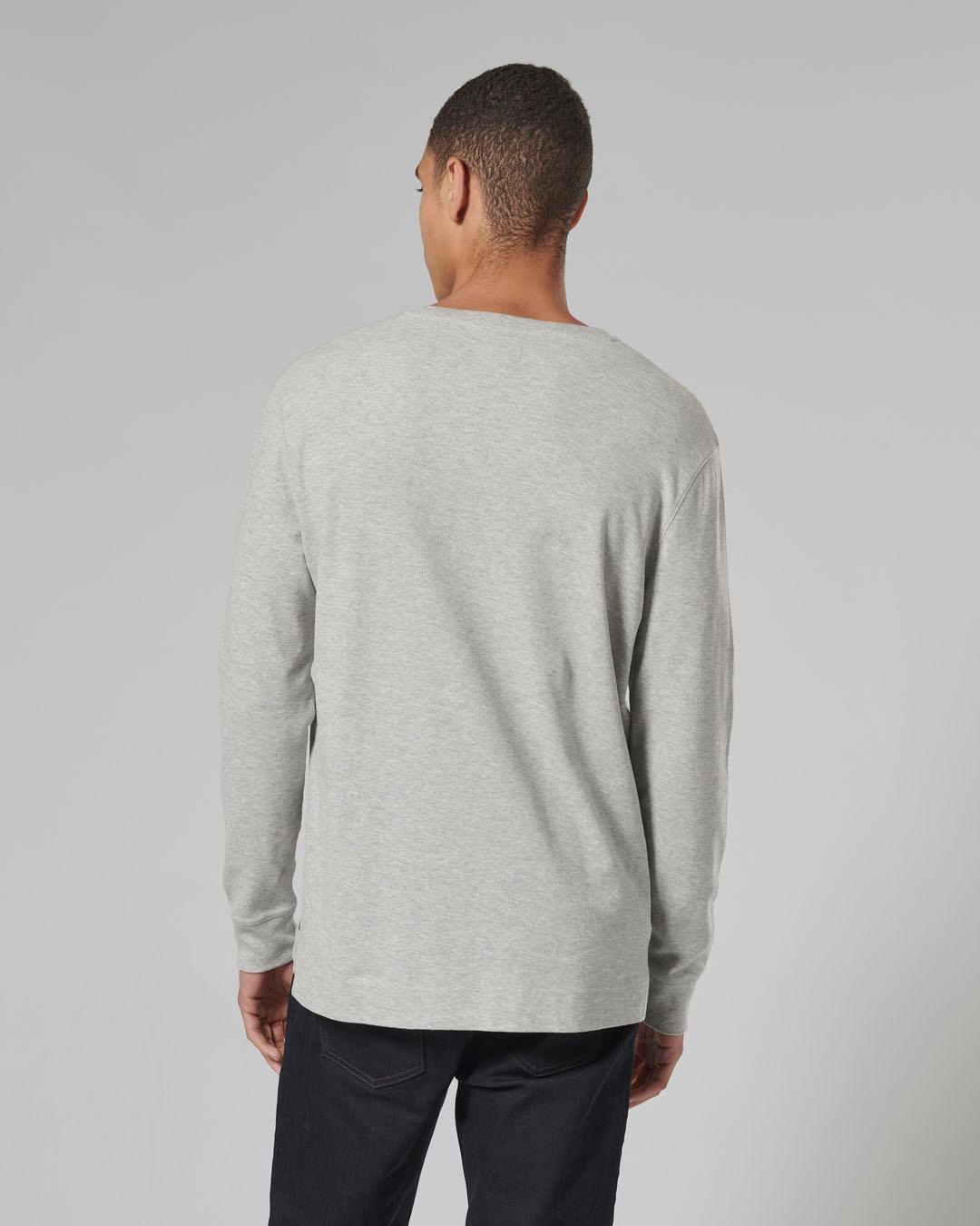 BETTMAN L/S WAFFLE T-SHIRT GREY MARL photo 8