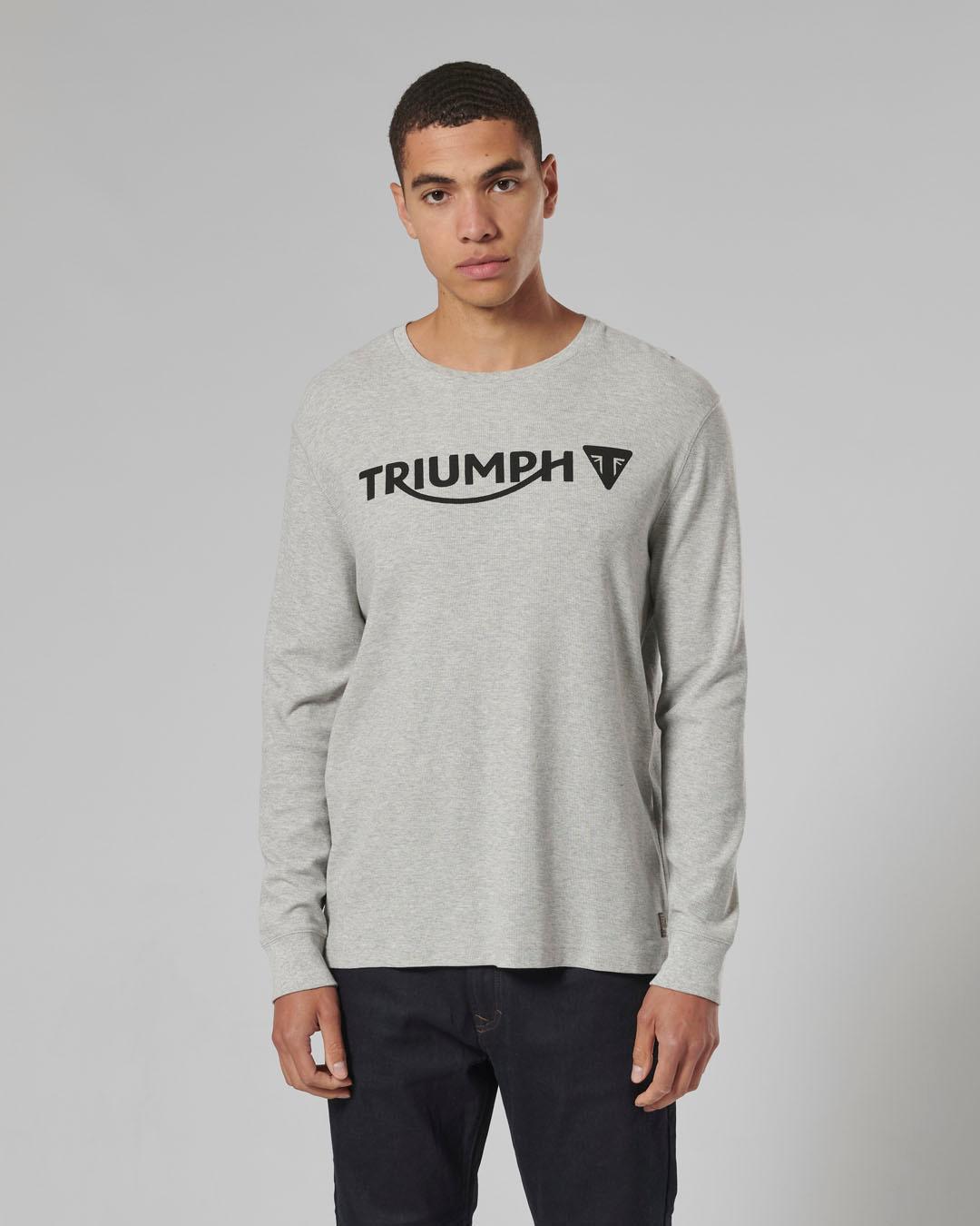 BETTMAN L/S WAFFLE T-SHIRT GREY MARL photo 9