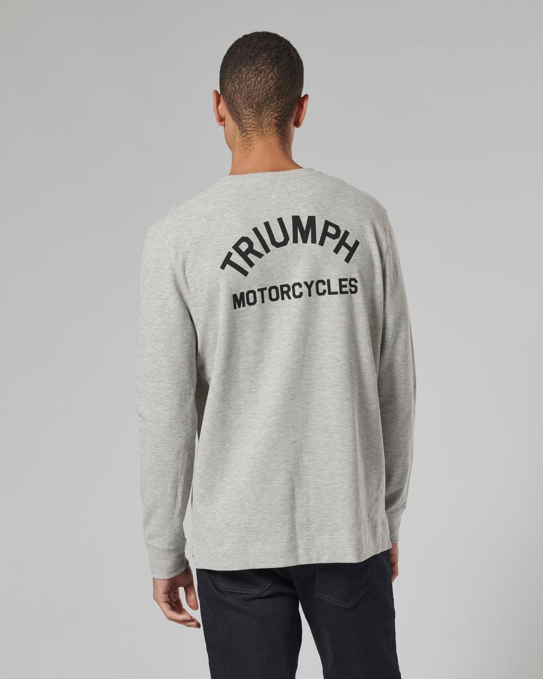 DEAN L/S WAFFLE T-SHIRT GREY MARL photo 6