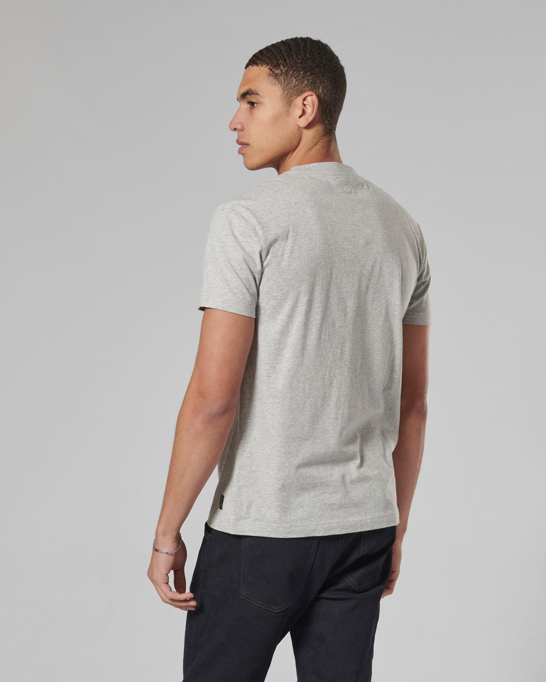 Burnham T-Shirt Grey Marl photo 7