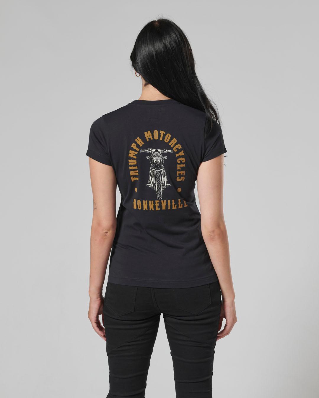Bonneville Ladies T120 Tee Black photo 10