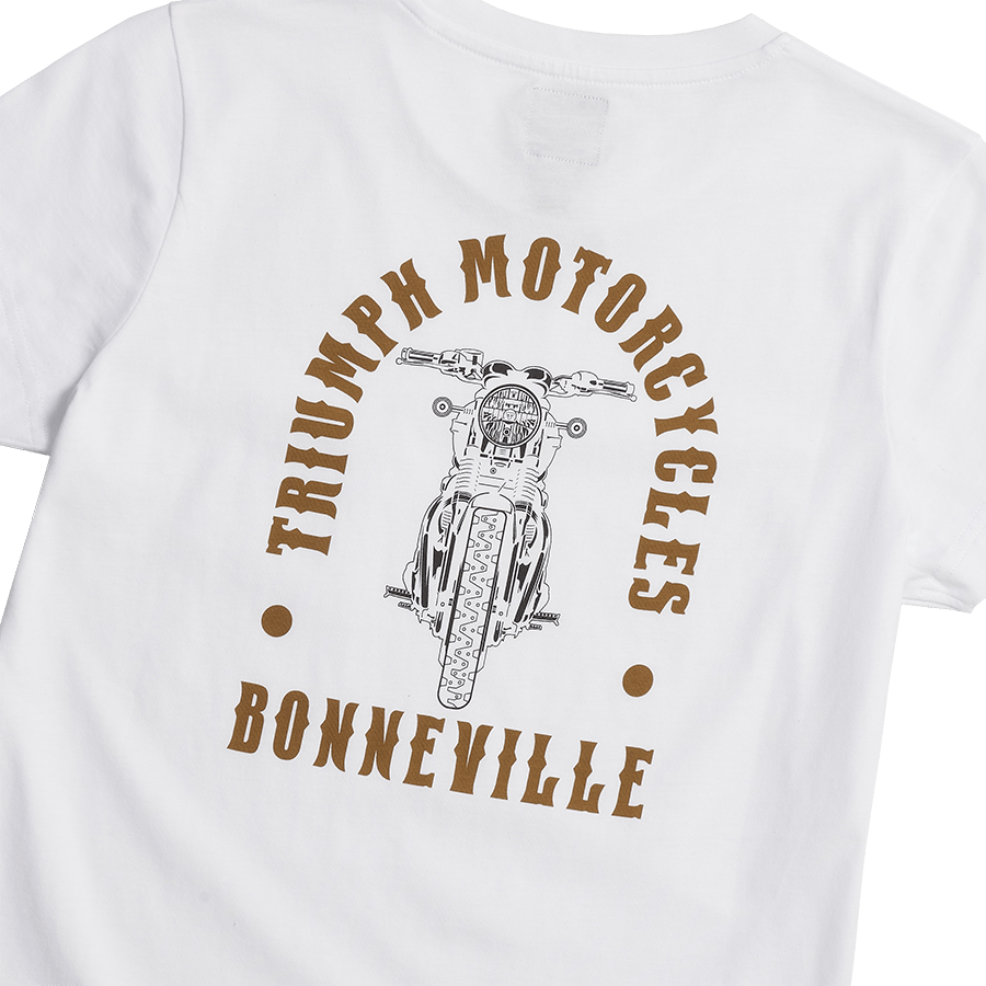 Bonneville Ladies T120 Tee White photo 1