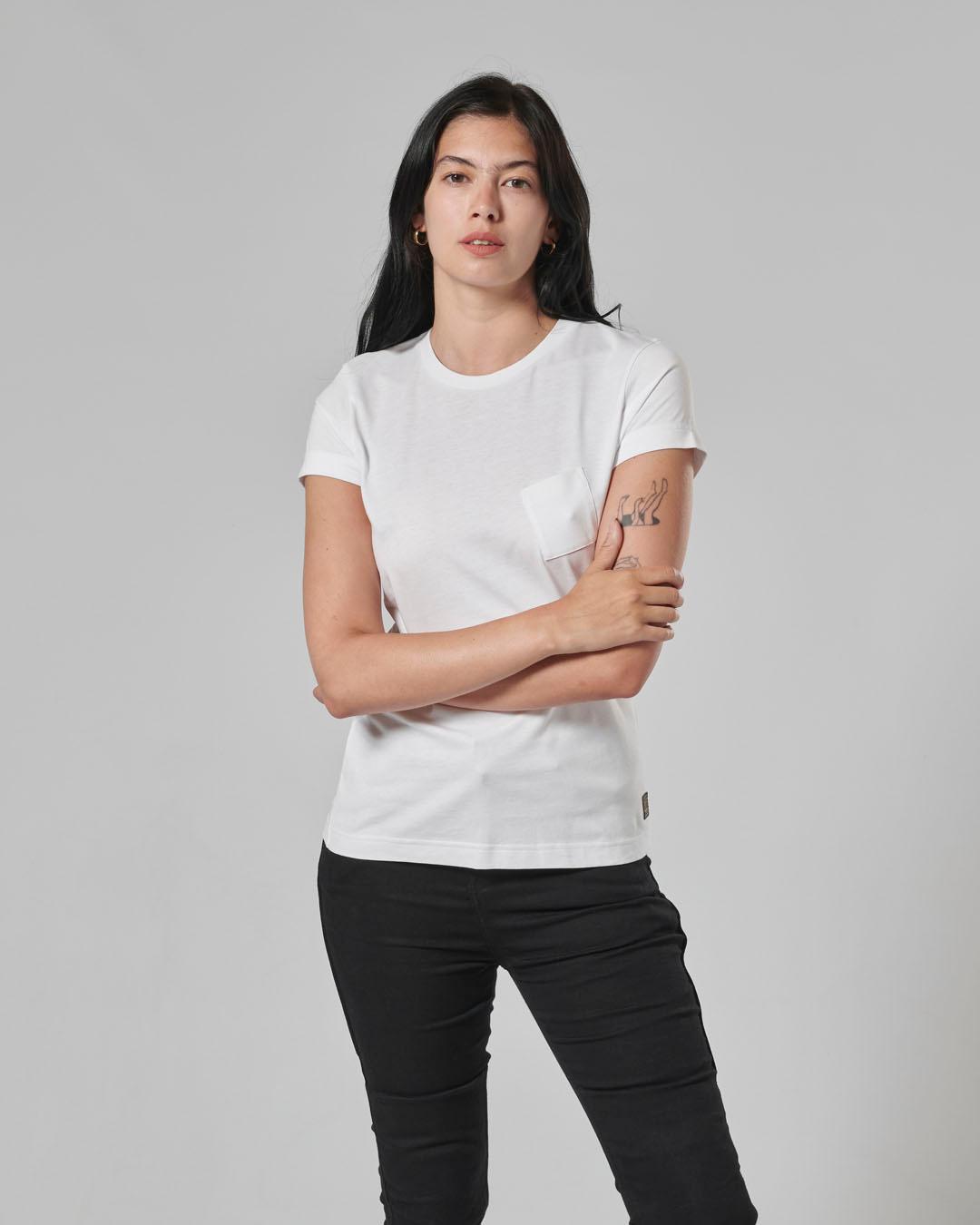 Bonneville Ladies T120 Tee White photo 8