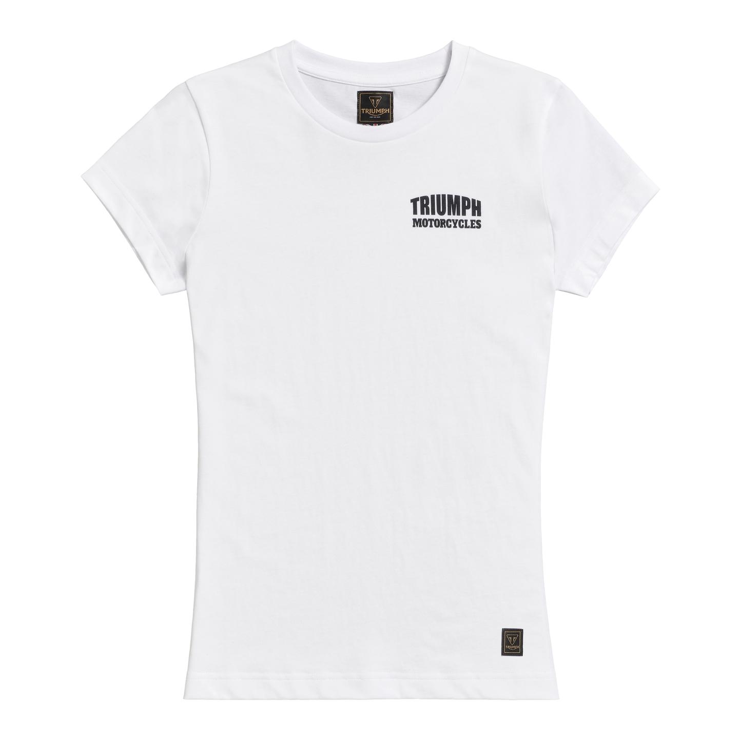 Ladies Pit Stop Tee White photo 3